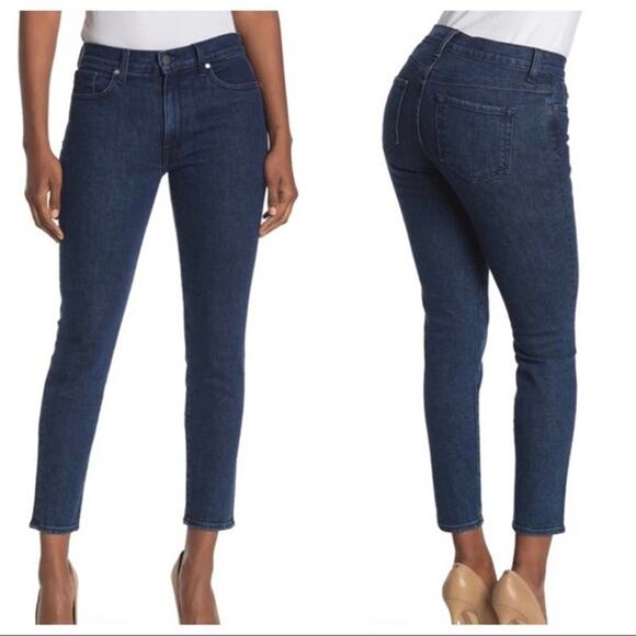 BLDWN Jeans Women's Size 27 High Rise Ankle Skinny Denim Dark Wash Blue NWT - Picture 1 of 9